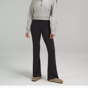 New without tags. Never worn. Ribbed, black (gray) flare Lululemon leggings